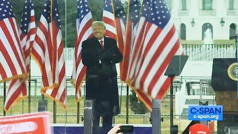 Donald Trump at Jan 6 White House Ellipse Rally