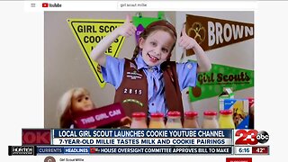 Local girl scout launches cookie tasting Youtube channel
