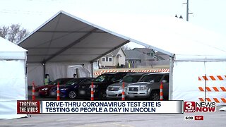 Drive-thru coronavirus test site testing dozens a day in Lincoln
