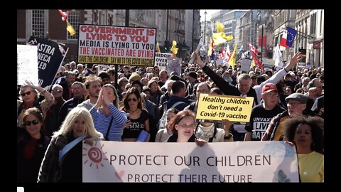WORLDWIDE RALLY FOR FREEDOM LONDON Sat 19 mar 2022 GeorgeGodley*com vlog*com unedited