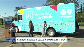 Albright-Knox Art Gallery opens art truck