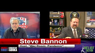 Trump's definitely running. Steve Bannon with Sebastian Gorka on AMERICA First