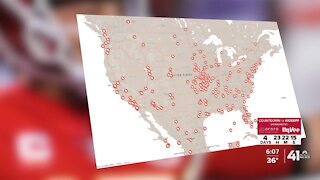 Chiefs fans across the globe support team ahead of Super Bowl LV