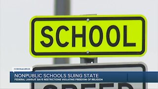 Nonpublic school suing state over COVID-19 restrictions