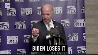 Joe Biden loses cool over allegations of corruption