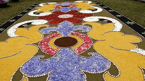 The Sand and Flower carpets Christi of La Orotava
