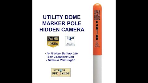 Fiber Optic Utility Pole Hidden Camera sample video