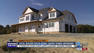 Prominent Baltimore Co. builder shuts down, leaves homes unfinished