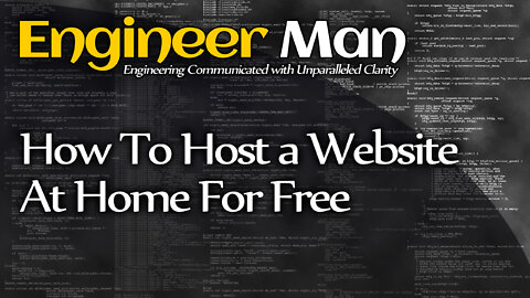 How To Host a Website At Home For Free