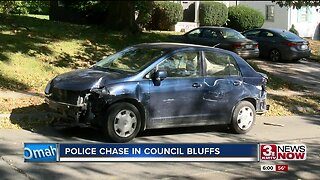 Police chase in Council Bluffs