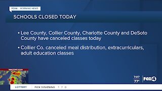School Closures Due to Tropical Storm Elsa in Southwest Florida