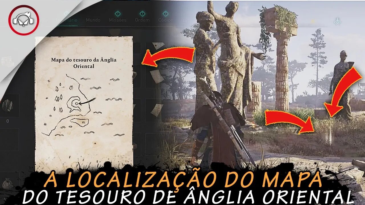 ASSASSIN'S CREED VALHALLA - LOCALIZAÇÃO TODOS TESOUROS DOS MAPAS