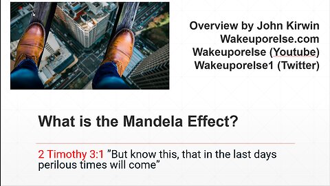 What Is The Mandela Effect?