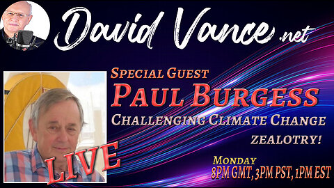 David Vance LIVE with Paul Burgess
