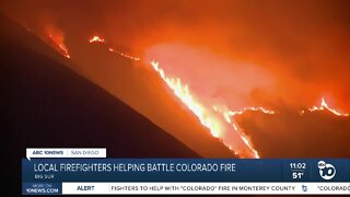 Cal Fire sends dozens of firefighters to fight Colorado Fire