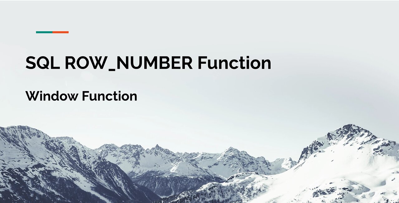 sql-row-number-function-tutorial