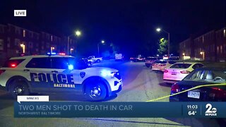 Two shot and killed in car in NW Baltimore; four murdered on the day