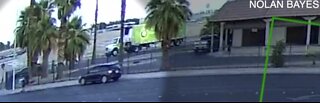 Video shows moments before driver hits pedestrian in Las Vegas