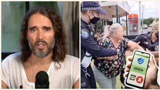 “You Guys Are FILTH!” Fury At Aggressive Police Covid Passport Arrest