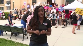 Downtown Fort Myers protest after Roe v. Wade overturned