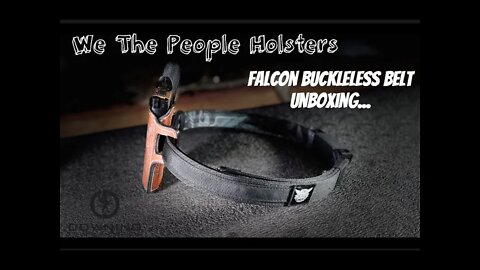We The People Falcon Buckleless Belt- UNBOXING