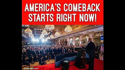 Americas Comeback Starts Right Now #Genius