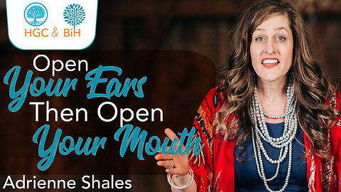 Open Your Ears, Then Open Your Mouth - Pastor Adrienne Shales #WednesdayWisdom