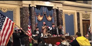 #FreeJake #Amen Jake Angeli (Chansely) Leads Prayer in Senate Chambers