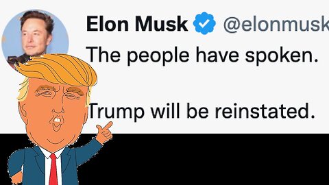 Donald Trump Back on Twitter! Back! Elon Musk's FREE SPEECH Victory!
