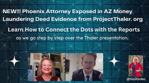 More Arizona Corruption Exposed by Project Thaler! Connect the Dots with Us!