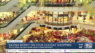 Saving money on holiday shopping
