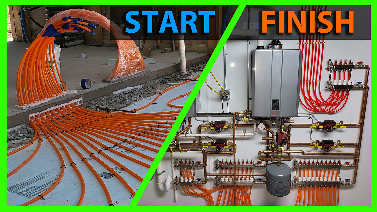 Complete InFloor Heat & Boiler Installation!