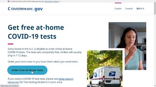 Some already experiencing issues ordering at-home COVID tests