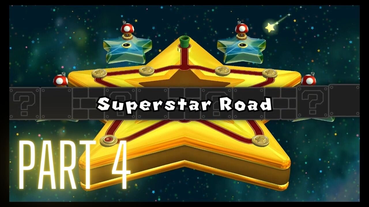 New Super Mario Bros U Deluxe Superstar Road Journey Part 4 Going Back For Star Coins 7762