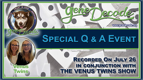 Special gene Decode Q&A hosted by The Venus Twins