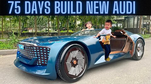 Builds Audi Skysphere for daughter with all the love of a father ( English sub )