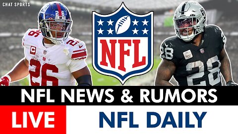 LIVE: NFL Rumors On Saquon Barkley, Josh Jacobs, Chase Young & Cordarrelle Patterson