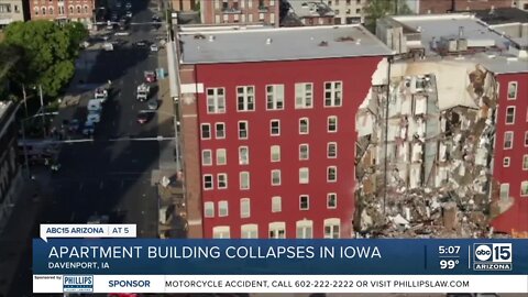 Resident talks about Iowa building collapse