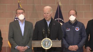 President Biden speaks after meeting with Marshall Fire victims, touring damage