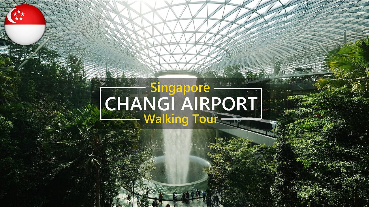 4K] Singapore Changi Airport Terminal 3 Walking Tour 