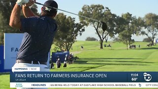 Fans return to Farmers Insurance Open