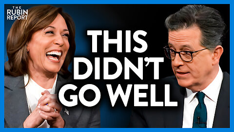 Colbert Looks Shocked When Kamala Harris Can't Answer This | Direct Message | Rubin Report