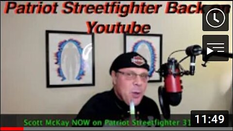 12 30 21 Patriot Streetfighter 31 NOW alive on Youtube: I'M BAAAAACK!!