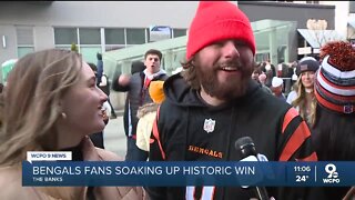 Bengals win first playoff game in 30+ years