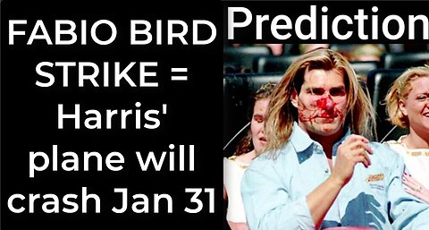 Prediction - FABIO BIRD STRIKE = Harris' plane will crash Jan 31