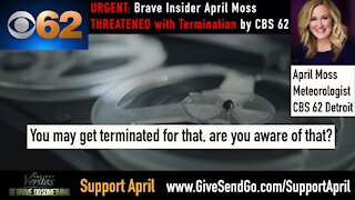 CBS 62 Insider April Moss THREATENED with Termination After Project Veritas Announcement - 2078