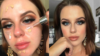 A Girl Transforms Herself And Create A Stunning Makeup Look