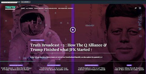 Truth Broadcast #3 *{2/2/21}* Part 3 : How The Q Alliance & Trump Finished what JFK Started †