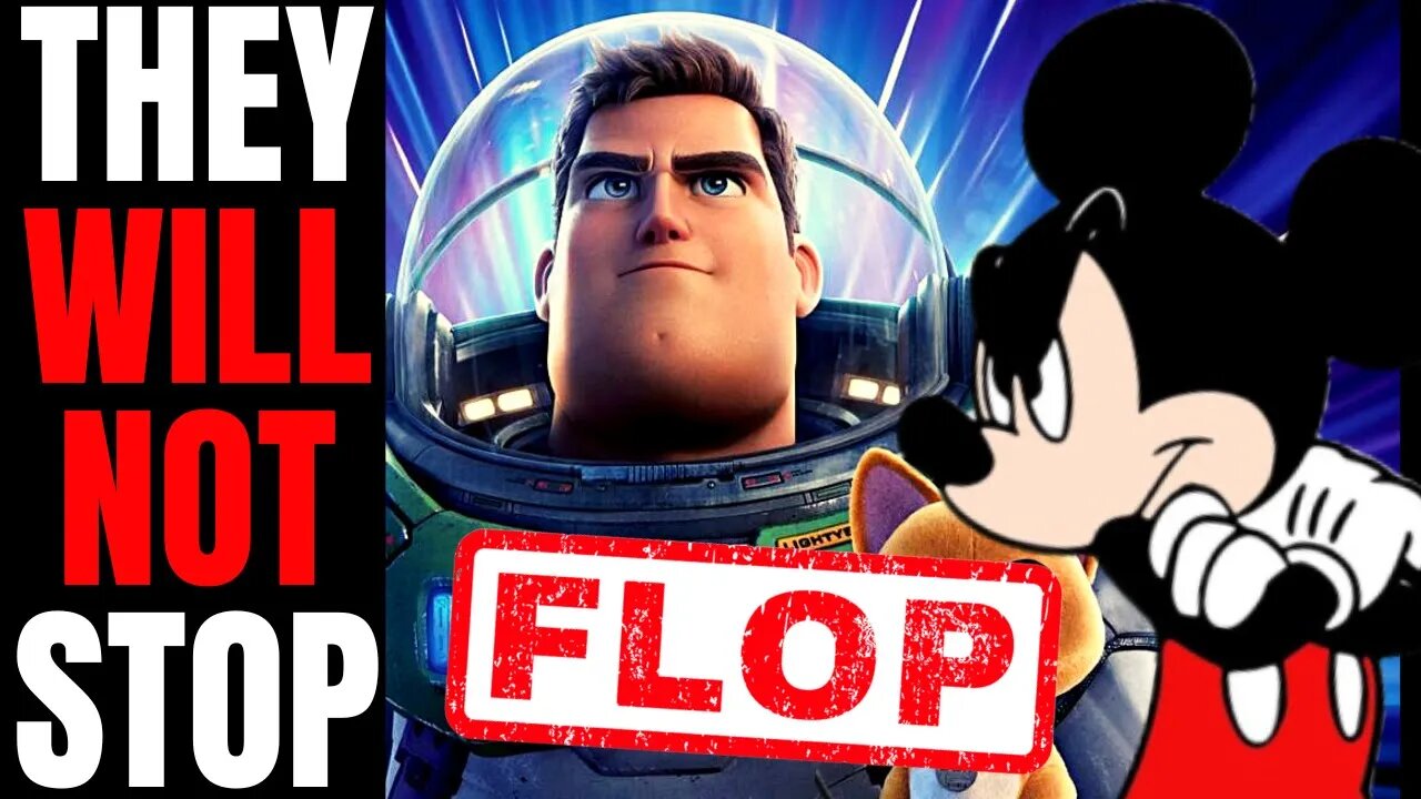 Even After Woke Box Office FLOPS Like Lightyear, Disney REFUSES To Stop