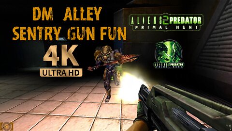 Aliens vs. Predator 2 PRIMAL HUNT - DM ALLEY SENTRY GUN FUN | AVPUNKNOWN (4K UHD)